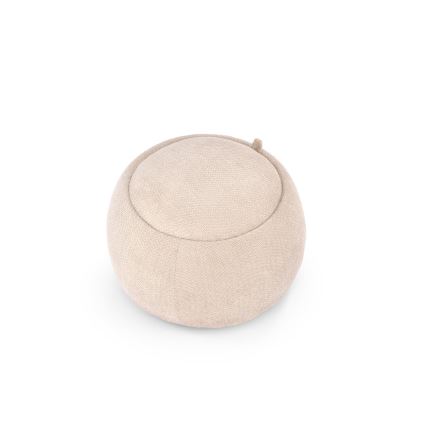 Poef PAKS Ø 50 cm beige