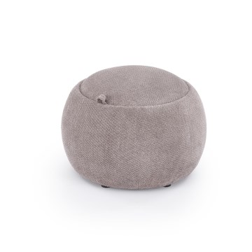Poef PAKS Ø 50 cm grijs