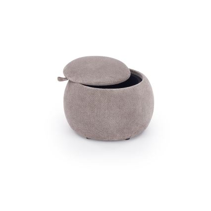 Poef PAKS Ø 50 cm grijs