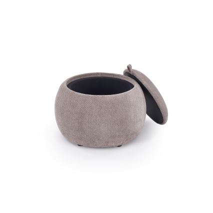 Poef PAKS Ø 50 cm grijs
