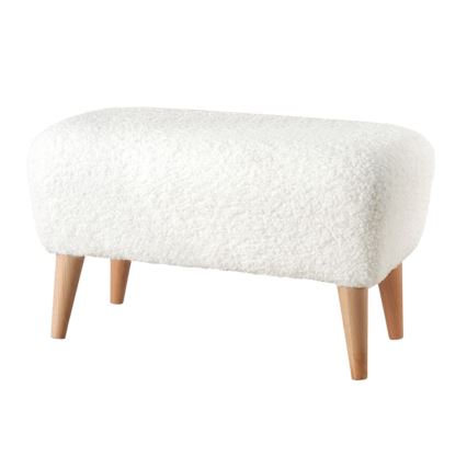 Poef PIXI 32x61 cm wit