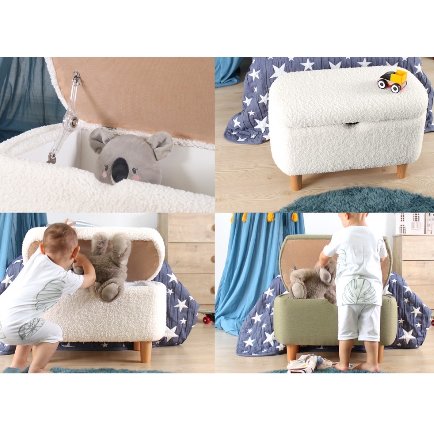 Poef PIXI 37x61 cm geel