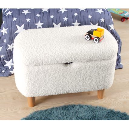 Poef PIXI 37x61 cm wit