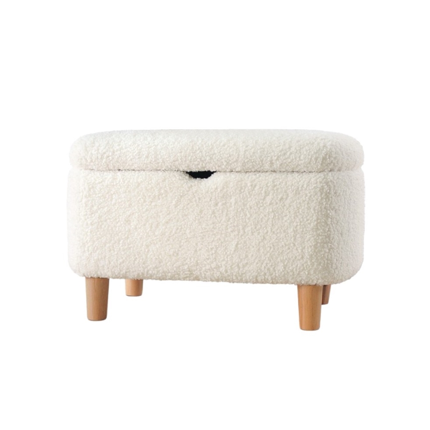 Poef PIXI 37x61 cm wit