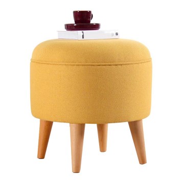 Poef PIXI Ø 40 cm, geel