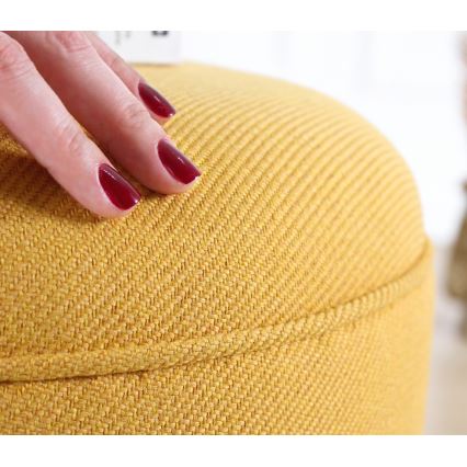 Poef PIXI Ø 40 cm, geel