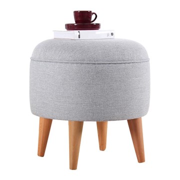 Poef PIXI Ø 40 cm grijs