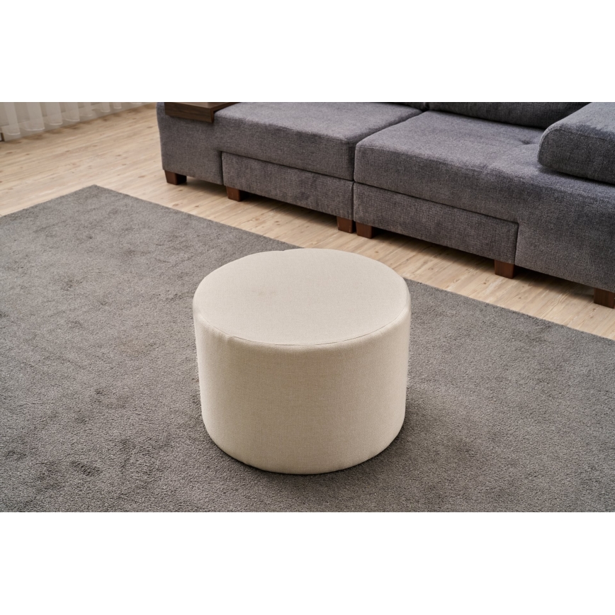 Poef RABO Ø 58 cm, crème