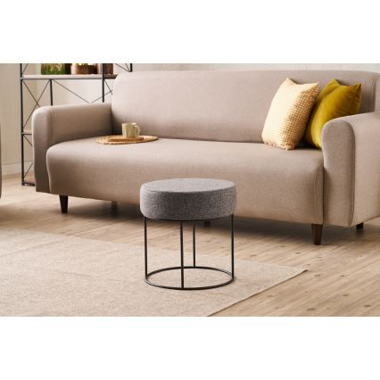 Poef RELO Ø 40 cm antraciet