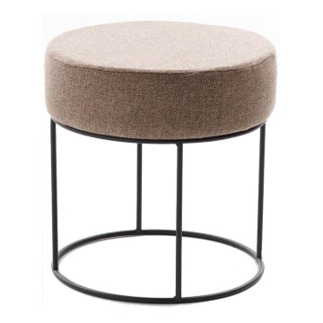 Poef RELO Ø 40 cm bruin