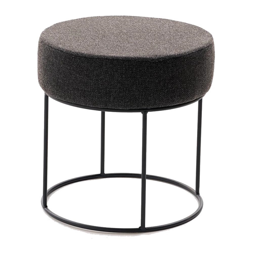 Poef RELO Ø 40 cm donkerbruin