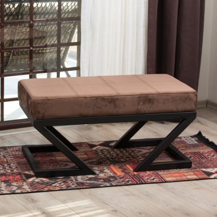 Poef RINA 45x90 cm bruin