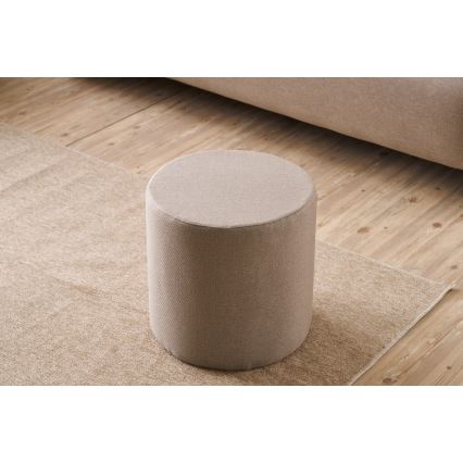 Poef RONDO Ø 40 cm beige
