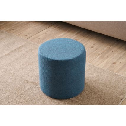 Poef RONDO Ø 40 cm, blauw