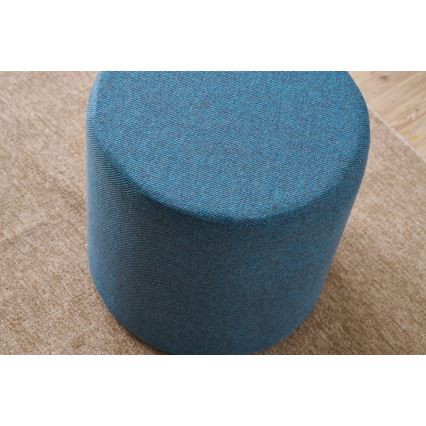 Poef RONDO Ø 40 cm, blauw