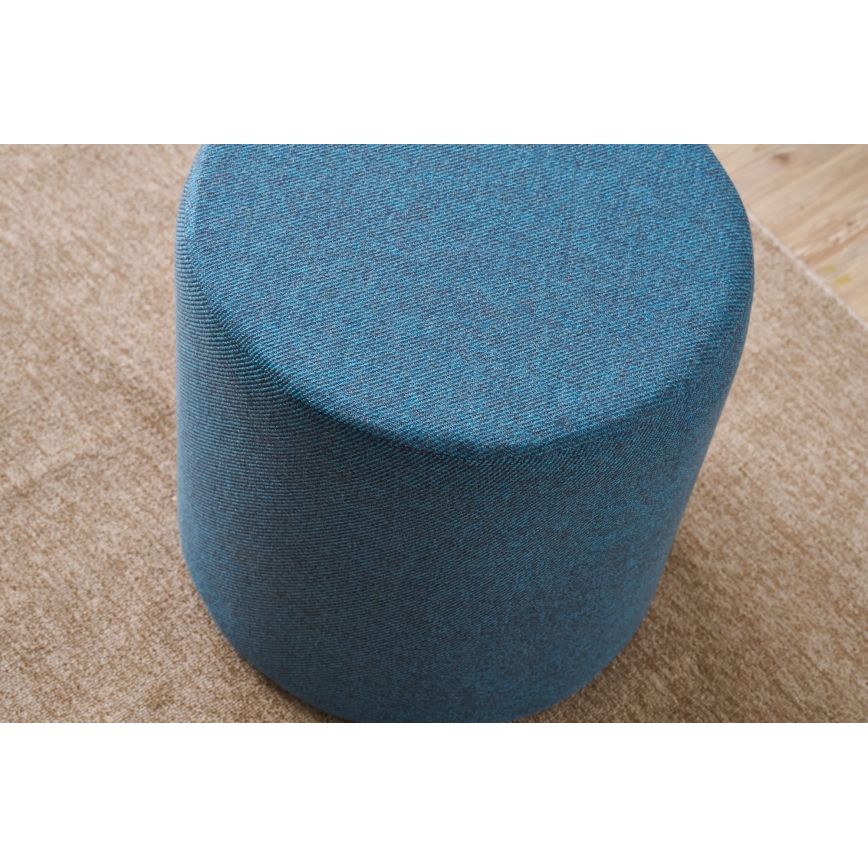 Poef RONDO Ø 40 cm, blauw