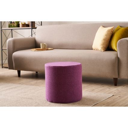 Poef RONDO Ø 40 cm, roze