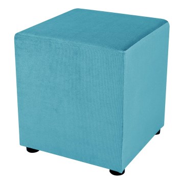 Poef SIX 40x40 cm blauw