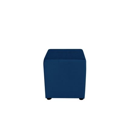 Poef SIX 40x40 cm donkerblauw