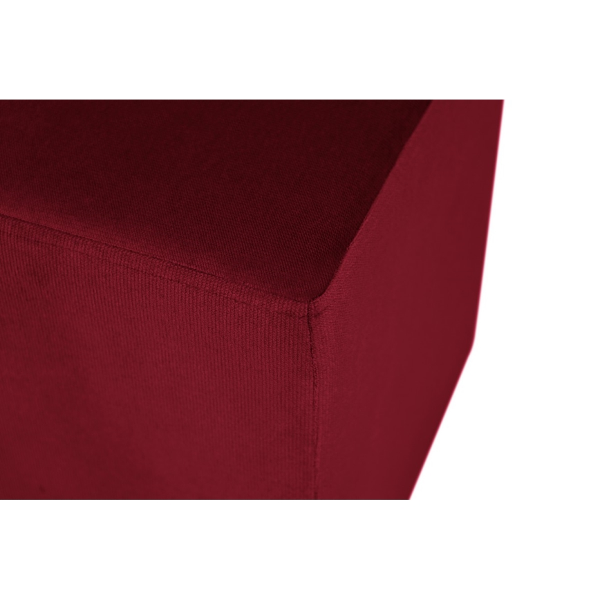 Poef SIX 40x40 cm rood