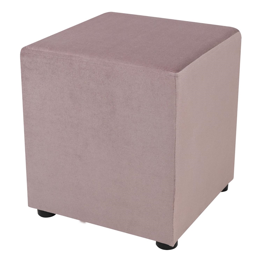Poef SIX 40x40 cm roze