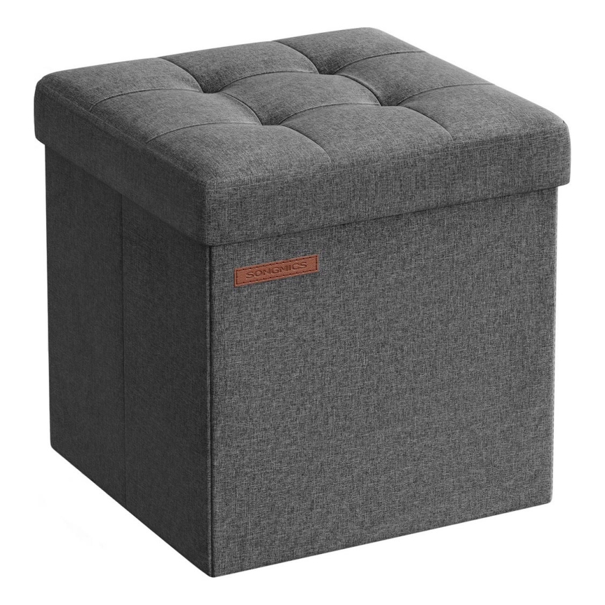 Poef SULTAN 30x30 cm grijs