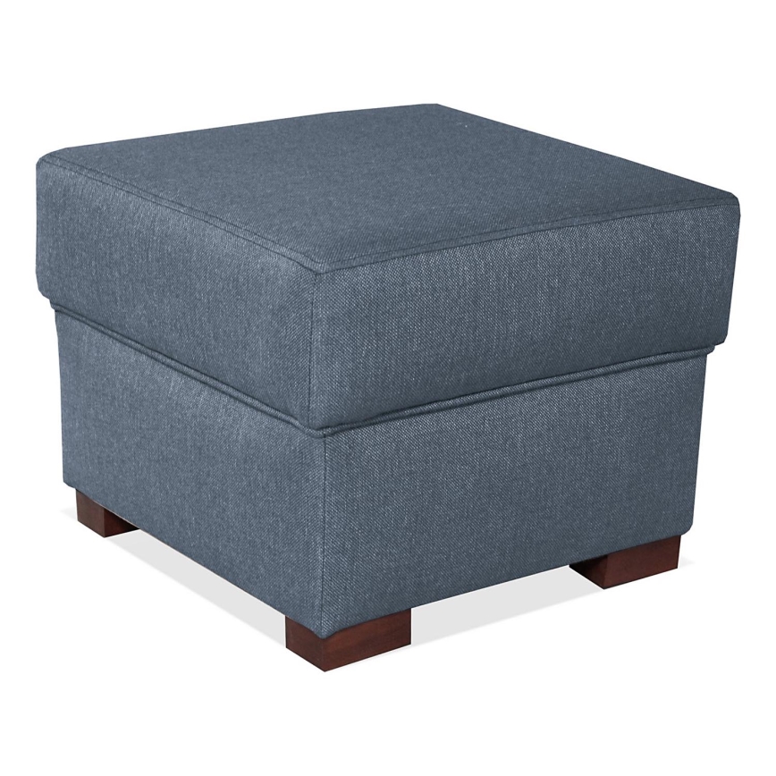 Poef VIVA 51 x 51 cm blauw