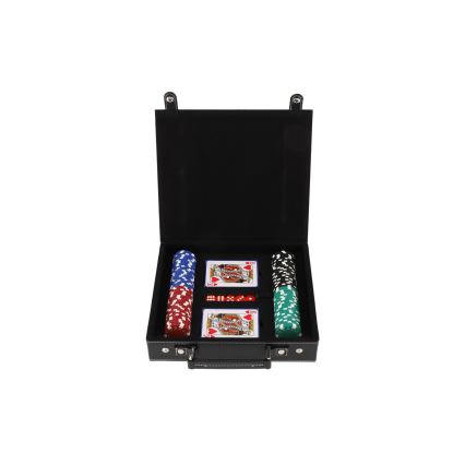 Pokerset in koffer, 100-delig