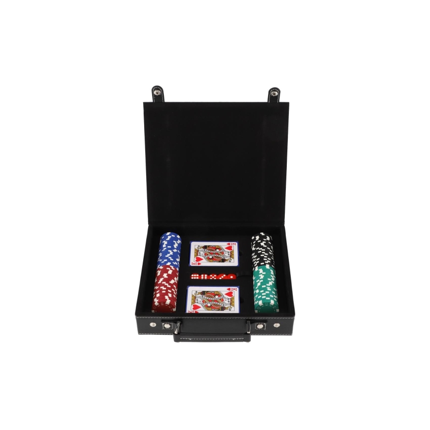 Pokerset in koffer, 100-delig