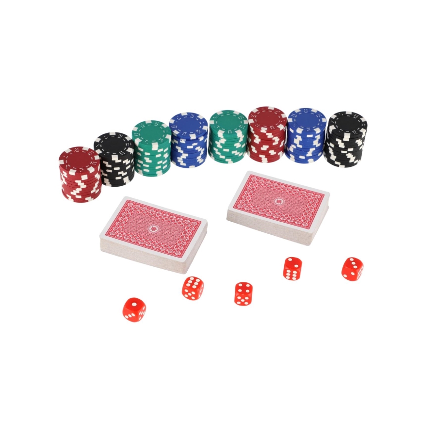 Pokerset in koffer, 100-delig