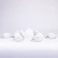 Porseleinen koffieset 15-delig, wit