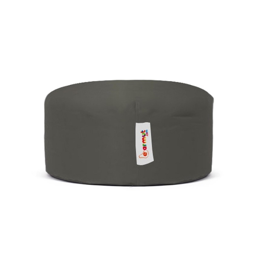 Pouffe 55 cm grijs