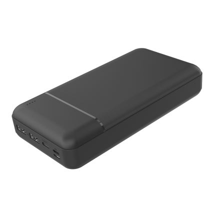 Power Bank 30000 mAh 3,7V zwart