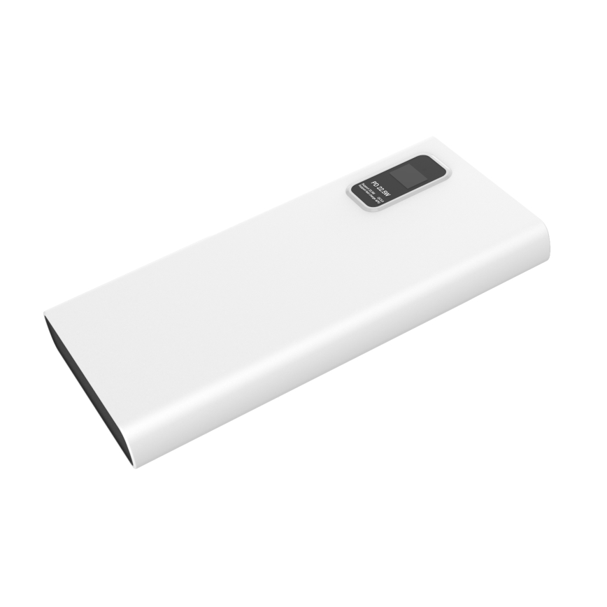 Power Bank met LED display Stroom Levering 10000 mAh 3,7V wit