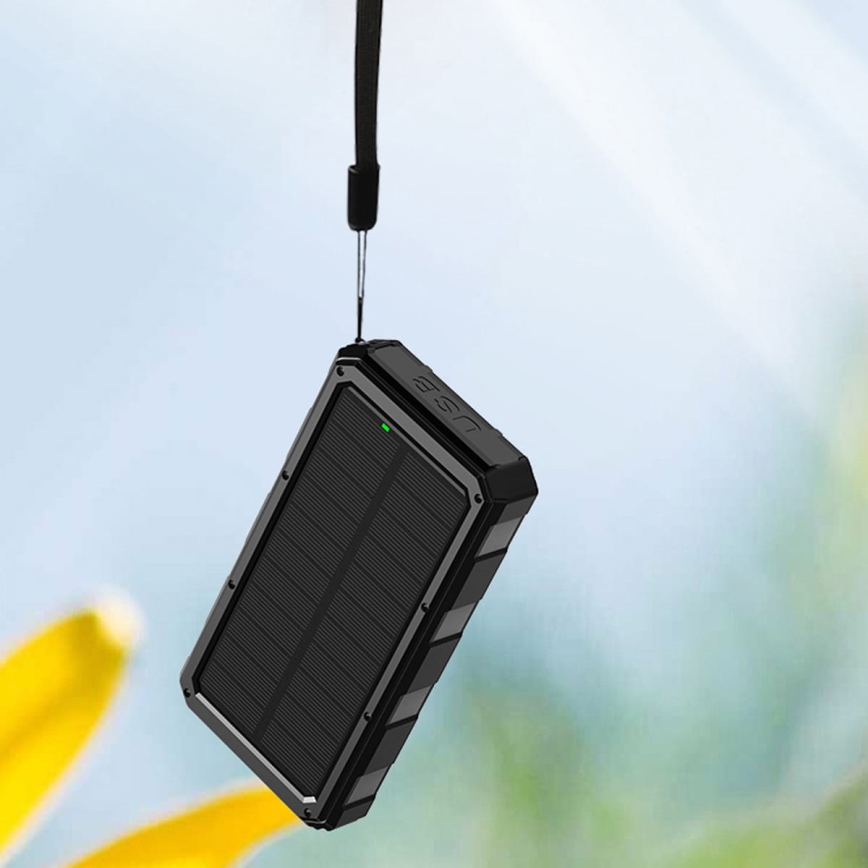 Powerbank met een zaklamp op zonne-energie 20000mAh 3,7V
