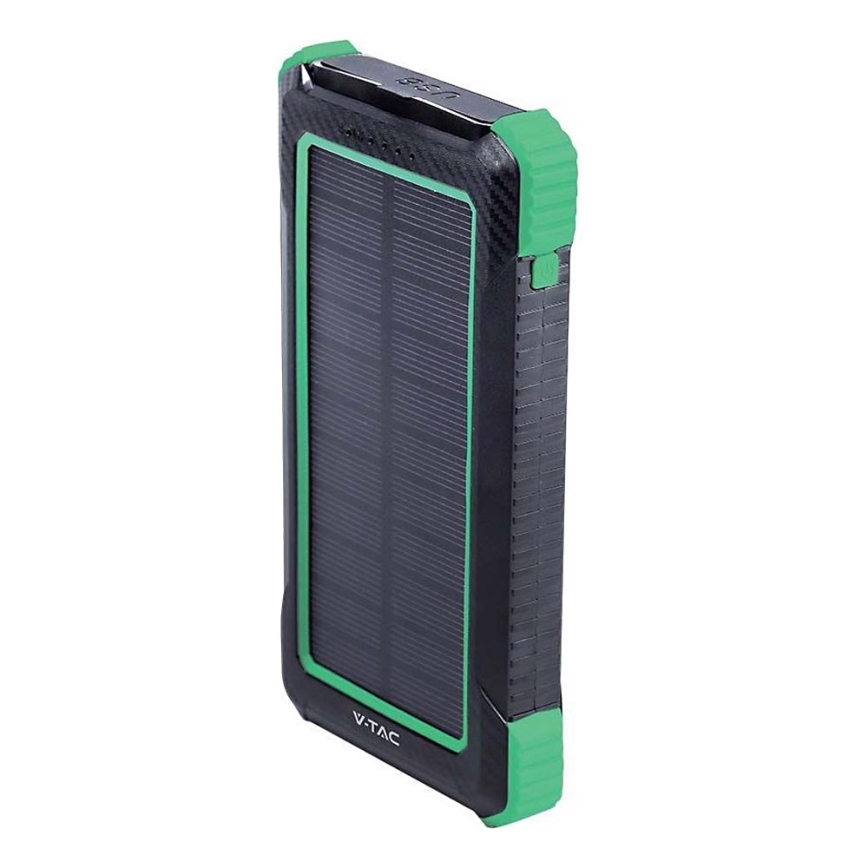 Powerbank zonne-energie Power Delivery 10000mAh/10W/5V zwart