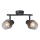 Prezent 14101 - Spot OASIS 2xE27/60W/230V zwart/gerookt