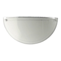 Prezent 1421 NS - Vervangend glas voor wandlamp DISC E27 12,5x25 cm wit