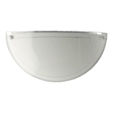 Prezent 1421 NS - Vervangend glas voor wandlamp DISC E27 12,5x25 cm wit