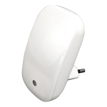 Prezent 1619 - LED-stopcontactlamp 2xLED/0,3W/230V met sensor