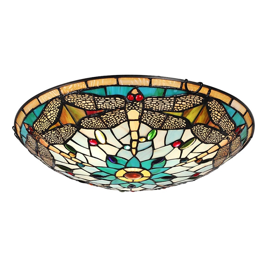 Prezent 1714 - Plafondlamp TIFFANY 3xE27/40W/230V