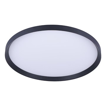 Prezent 17311 - LED plafondlamp ADRA LED/42W/230V + LED/13W 3000/4000/6000K Ø 48,5 cm zwart