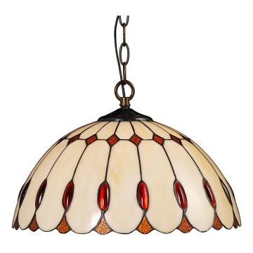 Prezent 226 - Hanglamp aan een ketting TIFFANY 2xE27/60W/230V