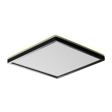Prezent 27313 -LED Badkamer plafondlamp CORDIA SQ LED/18W/230V 3000/6000K IP54 zwart