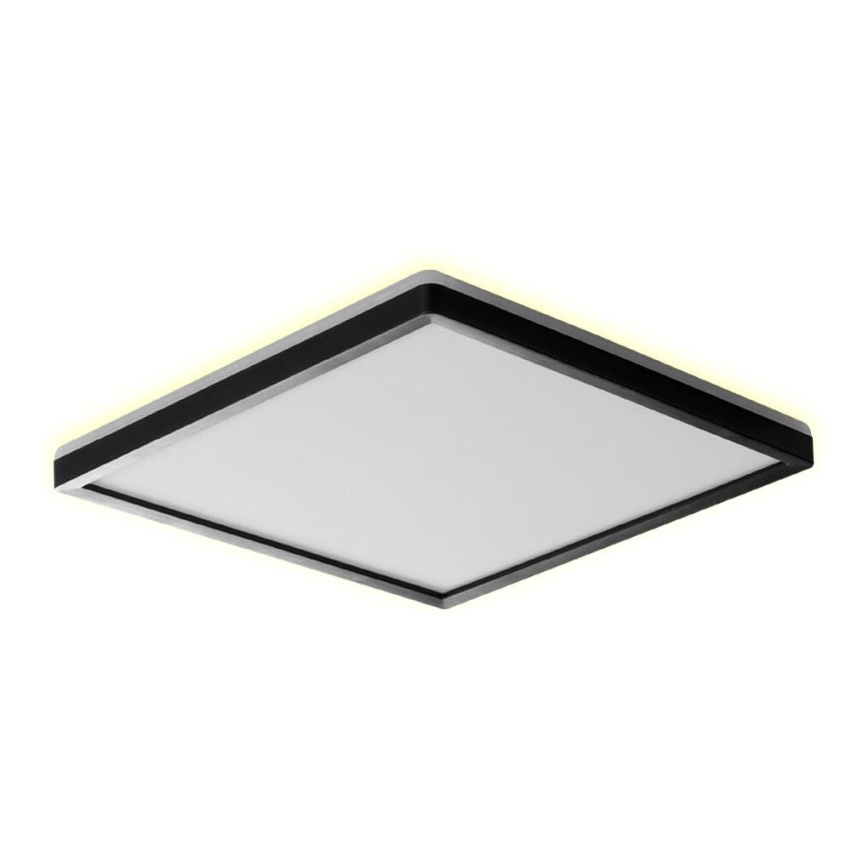 Prezent 27315 - LED Badkamer plafondlamp CORDIA SQ LED/24W/230V 3000/6000K IP54 zwart