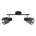 Prezent 27517 - Spot PONTEO 2xE27/40W/230V zwart