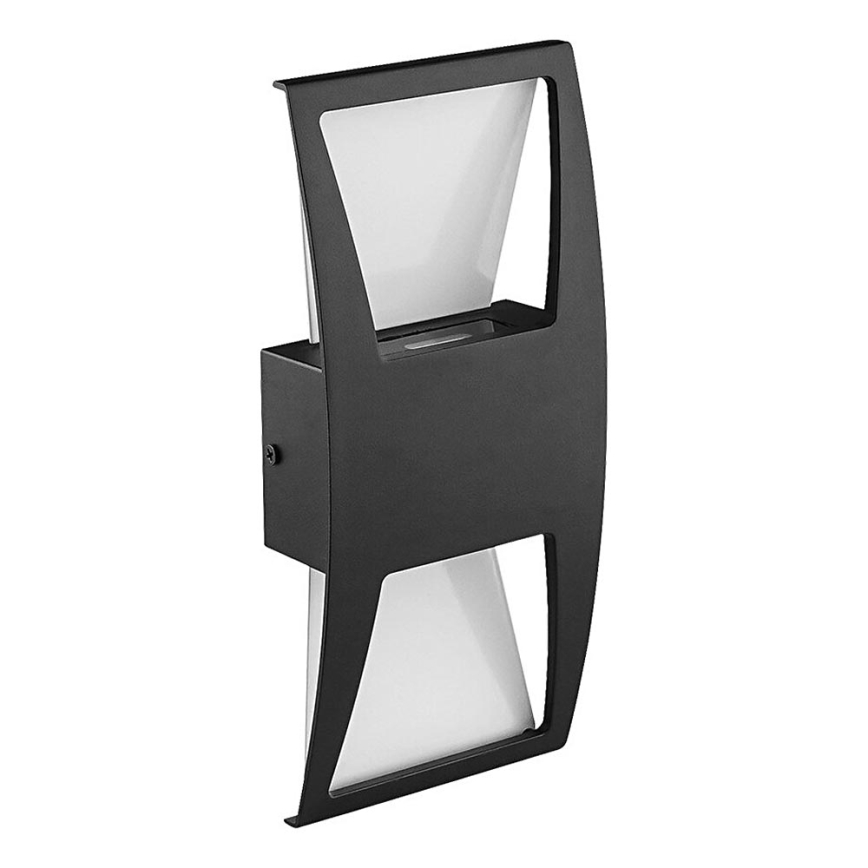 Prezent 31310 - LED Wandlamp voor buiten OZZ 2xLED/4W/230V IP44 zwart