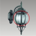 Prezent 39001 - Vervangend glas voor buitenlamp PRINZ E27