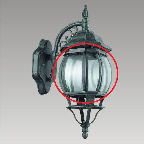Prezent 39001 - Vervangend glas voor buitenlamp PRINZ E27