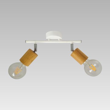 Prezent 61214 - Plafondspot VEDMA 2xE27/40W/230V rubberen boom